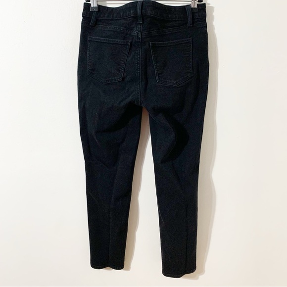 Talbots Slim Ankle Jeans Black Wash Denim Five Pocket Styling Size 4 🖤 - Picture 4 of 9
